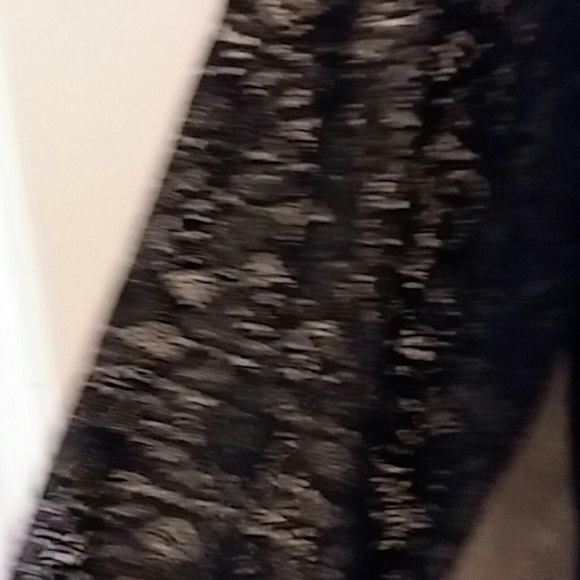 Ambiance Black Lace Long Sleeve Top 2XL - Picture 3 of 3